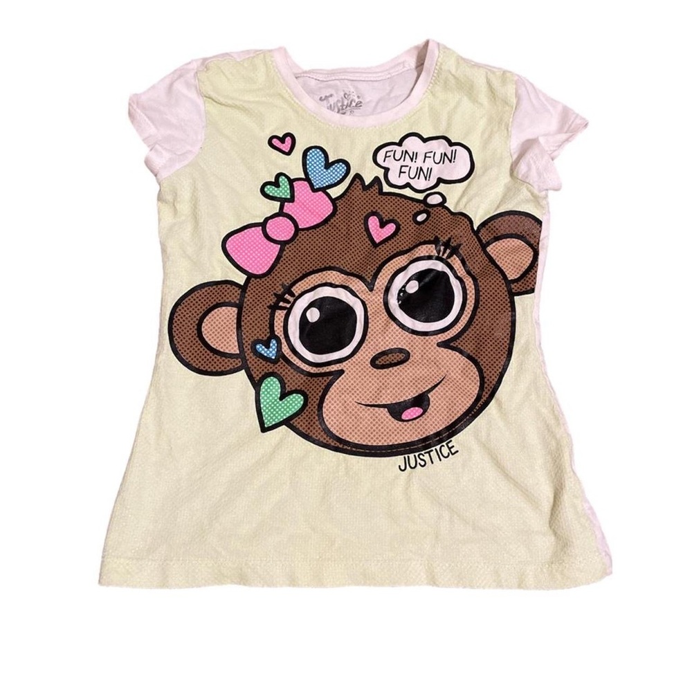 early 2000s y2k justice baby tee t-shirt